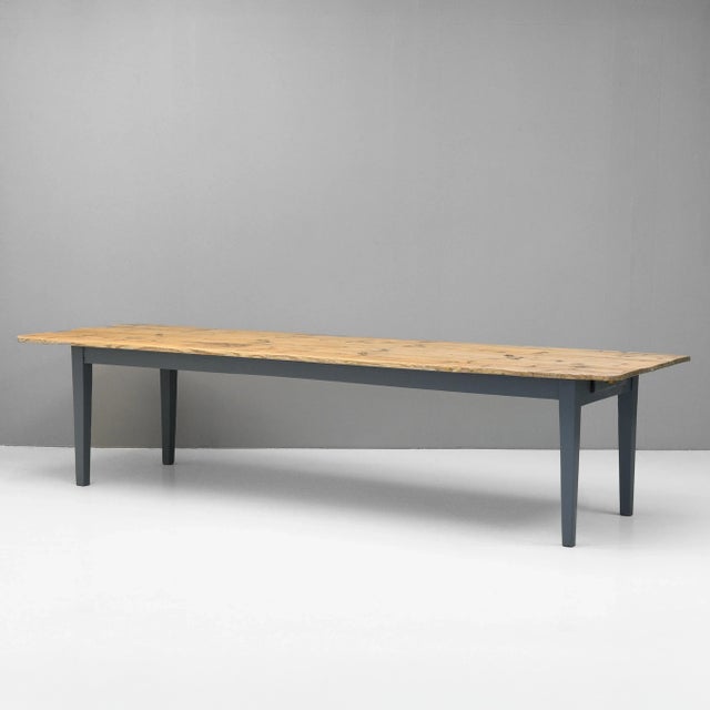 Pine Dining Table, 1850s For Sale - Image 4 of 12