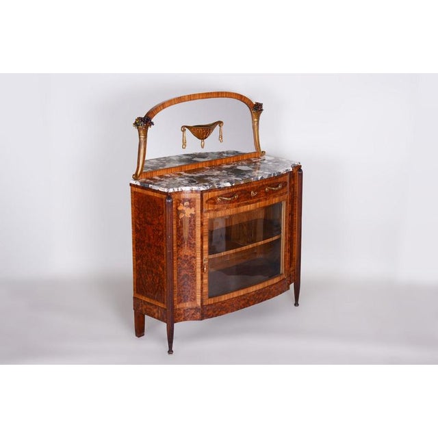 Art Deco Mahogany, Marble and Bronze Buffet by Paul Follot, France, 1920s For Sale - Image 12 of 18
