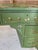 Early 20th Century Antique Solid Wood Vanity or Console – Custom Hand-Painted Boho Tropical Décor For Sale - Image 5 of 12