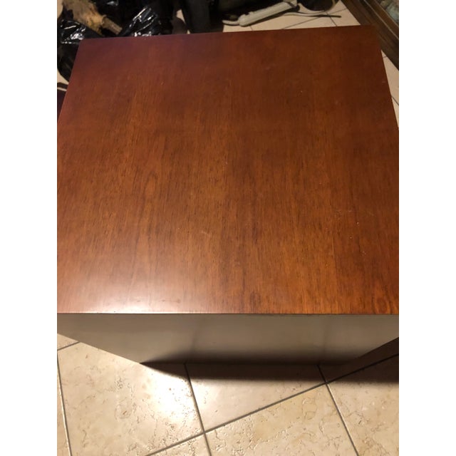 Wood Late 20th Century Arhaus Nesting End Tables - Set of 2 For Sale - Image 7 of 12