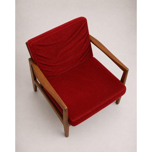 1960s Scandinavian Modern Teak Lounge Chair by Svante Skogh for Engen, Sweden, 1960s For Sale - Image 5 of 9