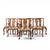 Baker Furniture Stately Homes Chippendale Mahogany Dining Chairs - Set of 8 Each armless chair measures: 24 wide x 24 deep...