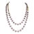 Book Chain Lavender Glass Gold Filled Long Victorian Necklace Antique 46” For Sale