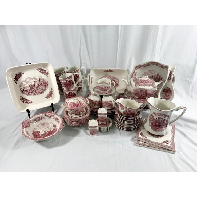 Johnson Bros. Castles of England Dinnerware Set, 63pcs. Chairish
