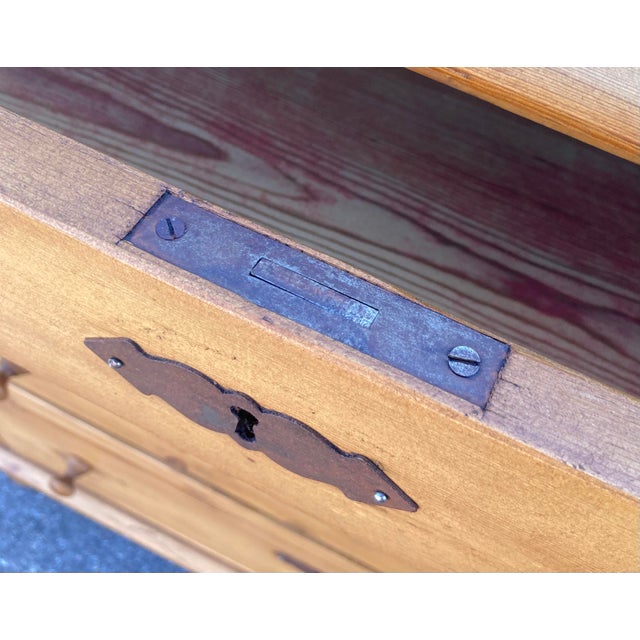 Pine Chest of Four Drawers, Denmark For Sale - Image 15 of 15