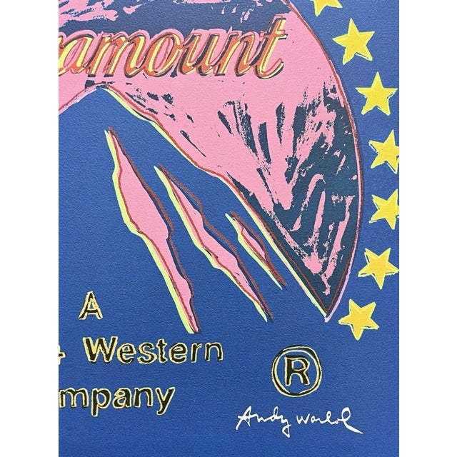 After Andy Warhol, Paramount Blue-Pink, 1980s, Print For Sale - Image 4 of 6