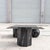 Black Postmodern Faux Marble Pedestal Side Table – Ceramic & Glass, 1980s, Mid-Century For Sale - Image 8 of 10