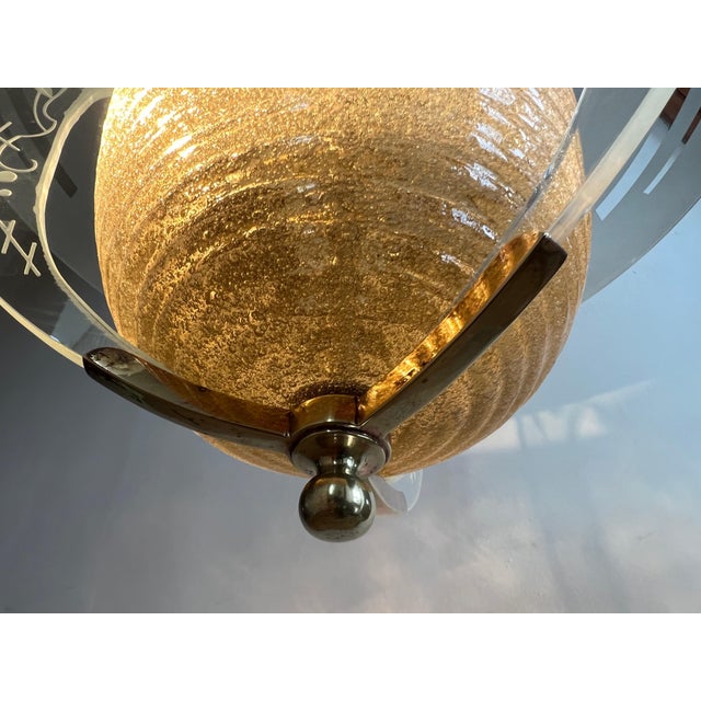 Italian Chandelier by Barovier & Toso, 1950s For Sale - Image 6 of 14