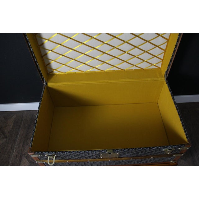 Vintage Cabin Trunk from Goyard, 1920s For Sale - Image 11 of 18