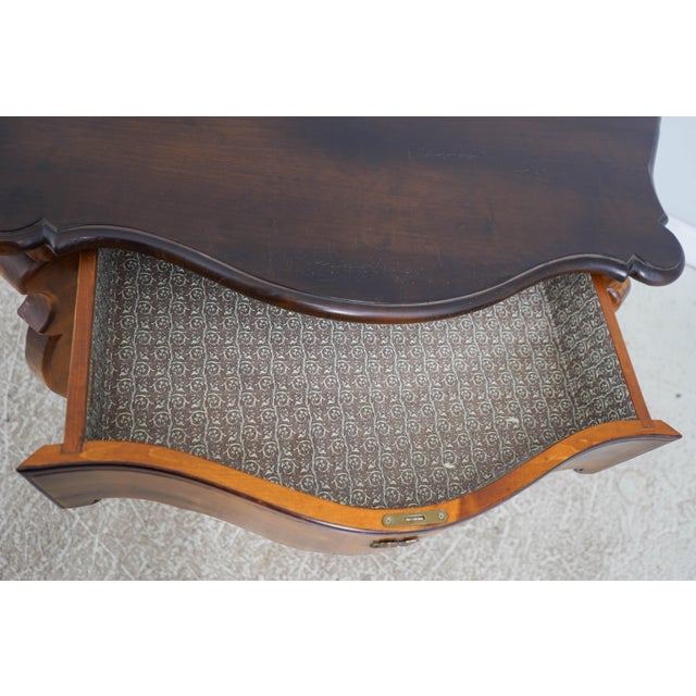 Baker Furniture Company Baker Milling Road Continental Serpentine Console Table For Sale - Image 4 of 18