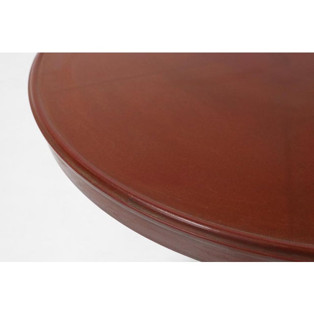 1930s Cast Iron Bistro Table with Bakelite Top from Louis Vuitton, France, 1930s For Sale - Image 5 of 12