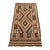 Afghan Maimana Kilim Accent Rug, Handwoven Wool, 3x7, Brown & Camel For Sale
