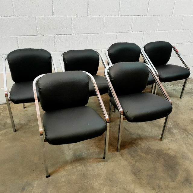 Vintage Leather Armchair from Girgi, Italy, 1970 For Sale - Image 6 of 10