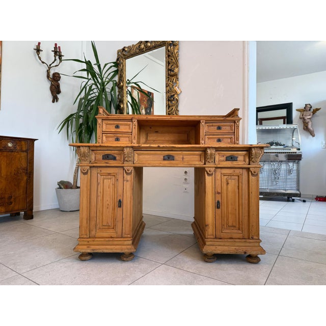 Gründerzeit Secretary in Softwood For Sale - Image 11 of 18