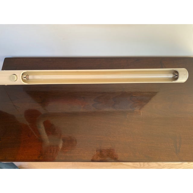 White Tube Desk Lamp by Anders Pehrson for Atelje Lyktan, 1970s For Sale - Image 11 of 17