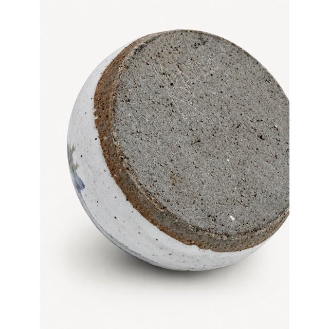 1980s Kravec Studios Abstract Stoneware Vase For Sale - Image 5 of 8