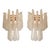 Murano Glass Gold Wall Sconces by Simoeng, Set of 2 For Sale - Image 9 of 9