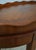 Maitland Smith Mahogany Oval Butlers Table For Sale - Image 10 of 16