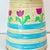 Vintage Boho Chic Bamboo Mushroom Garden Stool-Drinks Table - Hand Painted, Signed Jen Lee. For Sale - Image 6 of 10