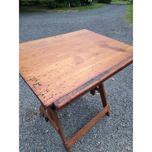 Antique Keuffel & Esser Popular Drawing Table For Sale - Image 12 of 13