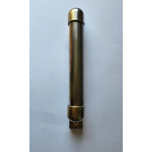Black Vintage Bauhaus Art Deco Wall Lamp in Chrome, 1940s For Sale - Image 8 of 16