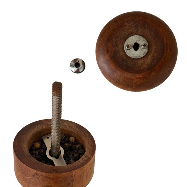 Mid-Century Giant 22” Peugeot France Beechwood Restaurant Pepper Mill, C. 1950s–60s For Sale - Image 9 of 12
