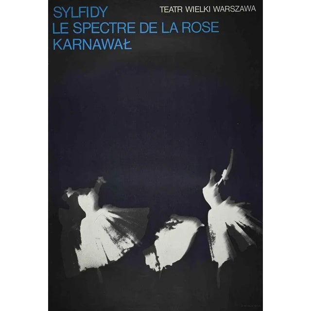 Sylfidy Le Spectre De La Rose Karnawal - Vintage Poster is a vintage poster realized by Unknown Artist, in 1974s. Mixed...