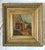 Antique 19th Century Oil on Board in Elaborate Gilt Frame For Sale - Image 4 of 11
