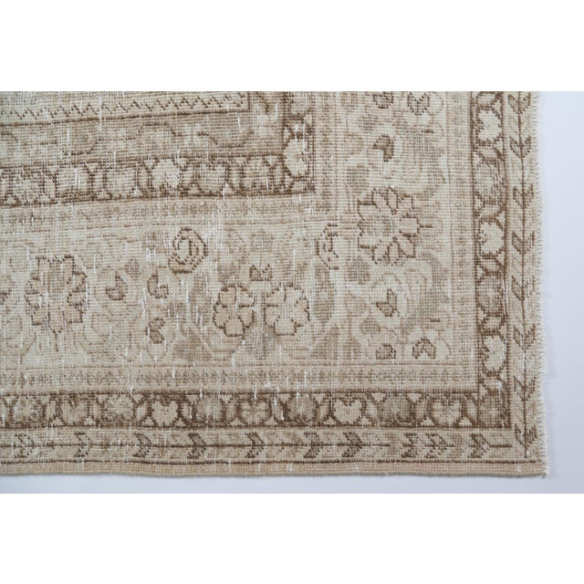 Vintage Anatolian Tribal Rug With Medallion – Muted Earth Tones, 10' X 12' For Sale - Image 10 of 10