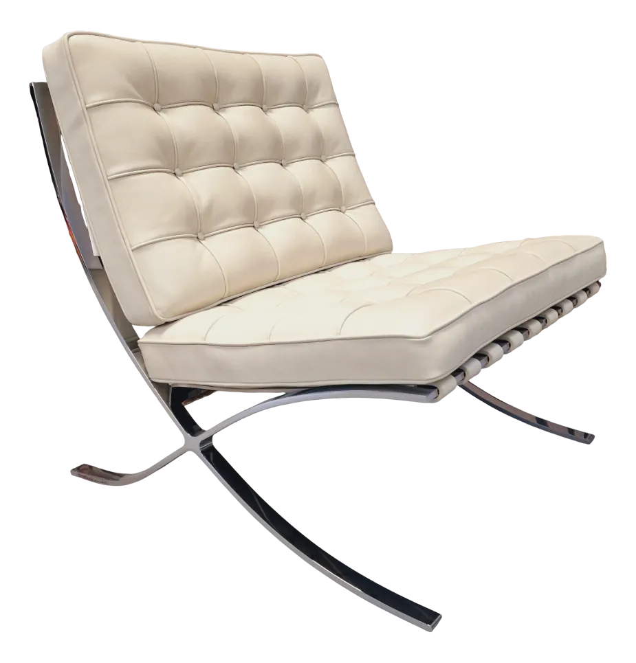 Knoll Poltrona Barcelona Mies Poltrona Barcelona In Pelle Di Mies