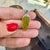 Early 21st Century 18k White Gold 6.95ct Green Leaf Jadeite Jade Diamond Double Drop Pendant For Sale - Image 5 of 8