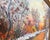 Vintage Original Oil Painting H. Robinson Winter Sunset Landscape Signed Framed For Sale - Image 9 of 11
