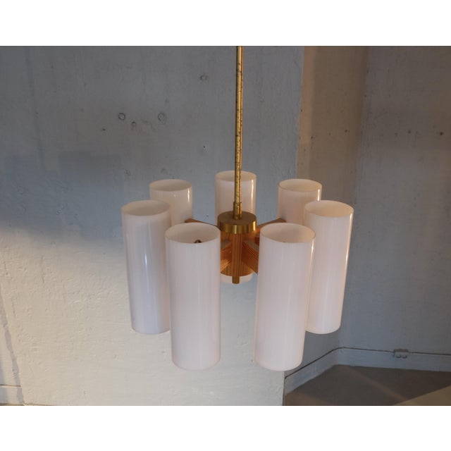 8 pendants by Uno & Östen Kristiansson for Luxus, 1960s For Sale - Image 6 of 8