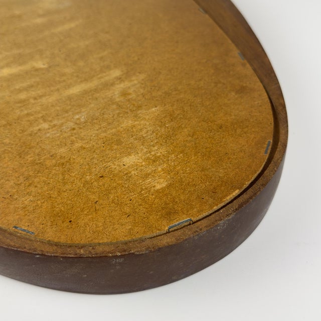 Mid-Century Wall Mirror in Teak, Italy, 1960s For Sale - Image 18 of 18
