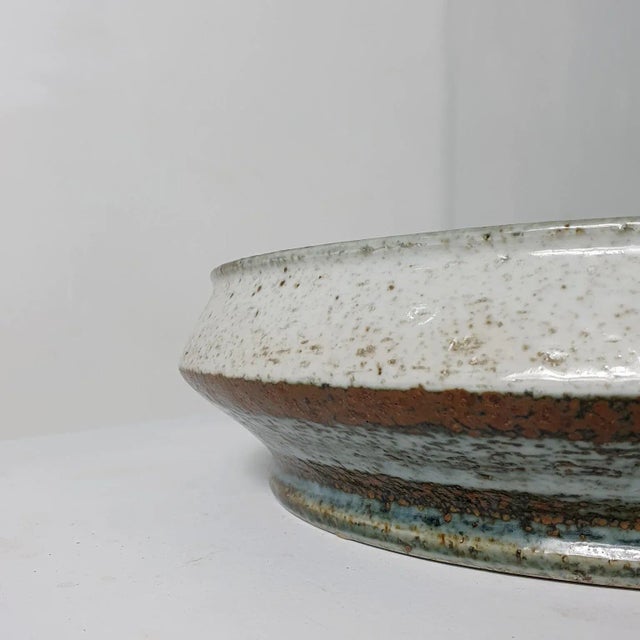 Mid-Century Brutalist Ceramic Bowl by Drejargruppen for Rörstrand, Sweden For Sale - Image 10 of 12