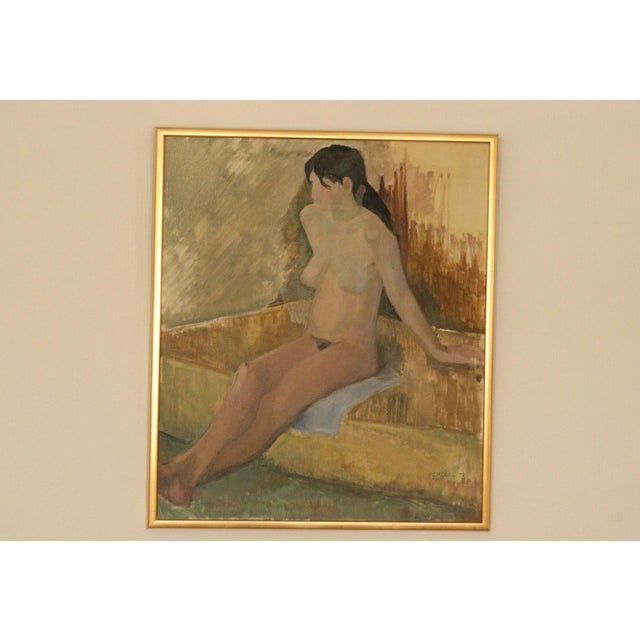Penzell, Model, 1973, Oil on Canvas, Framed For Sale - Image 9 of 18