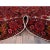1960 10'x12'8" Fire Brick Red With Asphalt Black Border Vintage Heriz Oriental Rug For Sale - Image 9 of 12