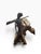 Black Vintage Mid-Century Metal Brass Seated Violinist Sculpture For Sale - Image 8 of 12