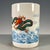A striking Chinese porcelain brush pot (bitong) featuring a creamy, all-over crackle glaze. The cylindrical vessel is...
