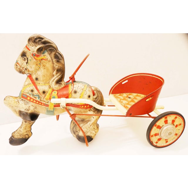 Vintage Pony Express Pedal Toy from Mobo Toys, England, 1950s For Sale - Image 3 of 8