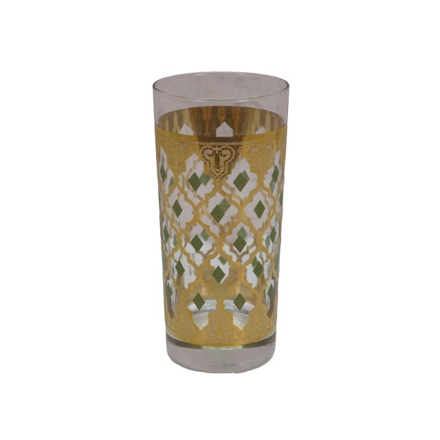 Crafted during the height of the 1960s Hollywood Regency era, these tall tumblers feature Culver's iconic, highly sought-...