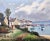 Mid 20th Century Vintage 1950's Oil Painting - Brittany Coastal France by Modern French Impressionist Landscape Artist, Circa 1950 For Sale - Image 5 of 7