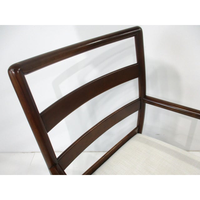 t.h. Robsjohn Gibbings Ladder Back Arm Chairs For Sale - Image 11 of 16