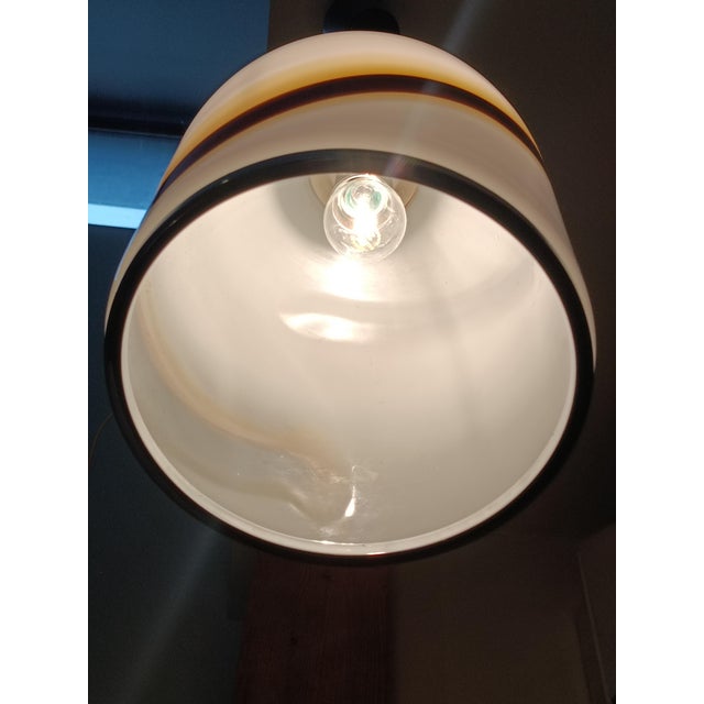 Silver Murano Glass Pendant Lamp, 1970s For Sale - Image 8 of 9