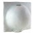 Minimalist White Studio Pottery Vase — Split Sphere Globe Form, Signed For Sale