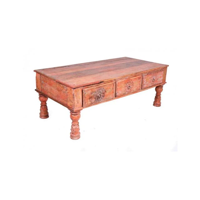Low Living Room Table, North India For Sale - Image 4 of 11
