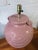 Pink Late 20th Century Two Handles Jar Ceramic Table Lamps (A Pair) For Sale - Image 8 of 11
