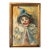 Mid Century Oil on Canvas Depicting a Clown Figure, Signed by Artist Rose Barbour For Sale