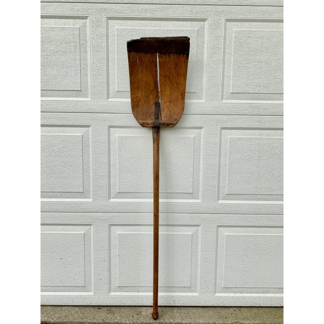 Antique 19th Century Hand Made Wooden Grain Shovel For Sale - Image 13 of 13