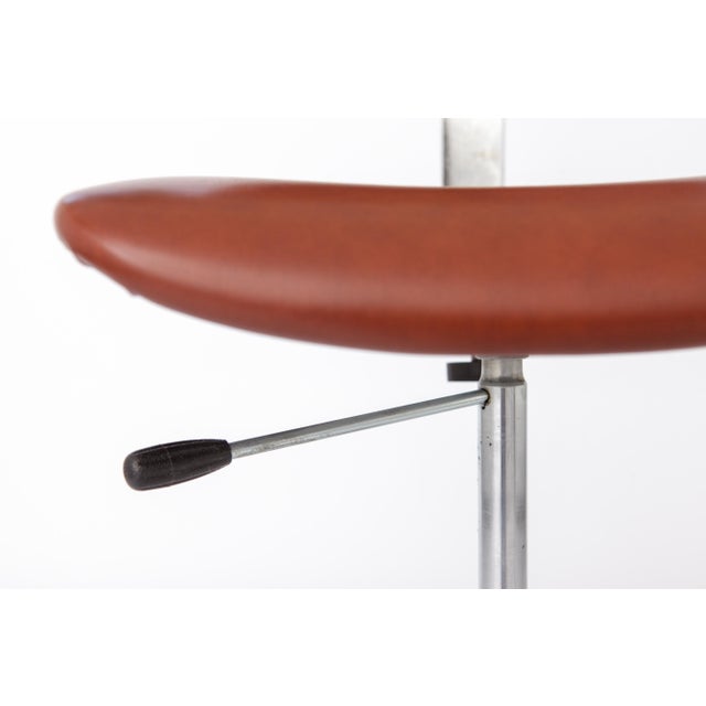1980s Vintage Chrome Swivel Chair by Bremshey & Co., Germany, 1980s For Sale - Image 5 of 10